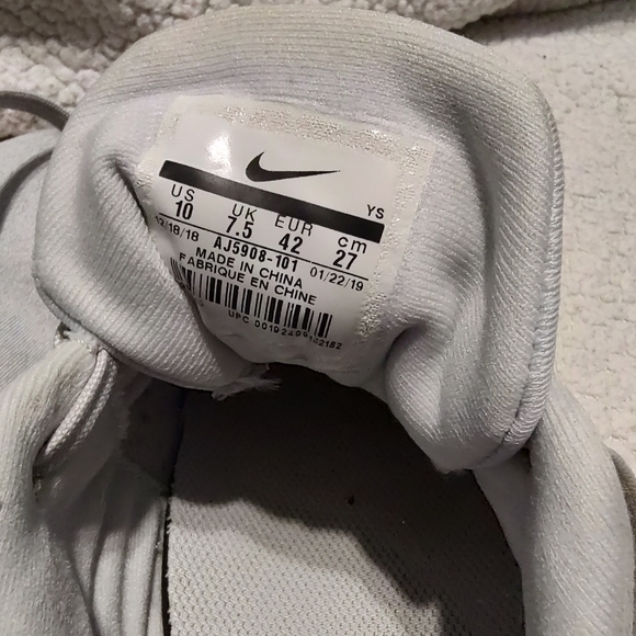 Nike Flex Experience RN 8 Light Grey & White Women's Running Shoes Sz 10 - Picture 7 of 7